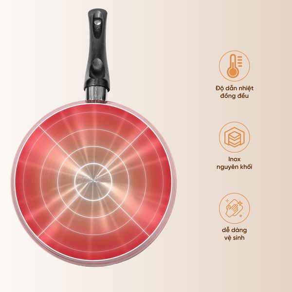 Chảo inox goldsun GPA1400-IH