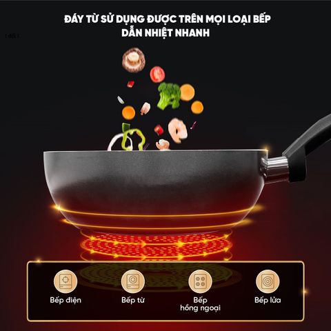 Chảo chống dính goldsun GPA1005-20IH
