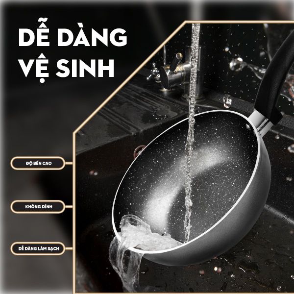 Chảo chống dính goldsun GPA1005-20IH