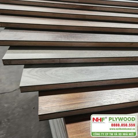  Gỗ ghép thanh phủ Melamine 
