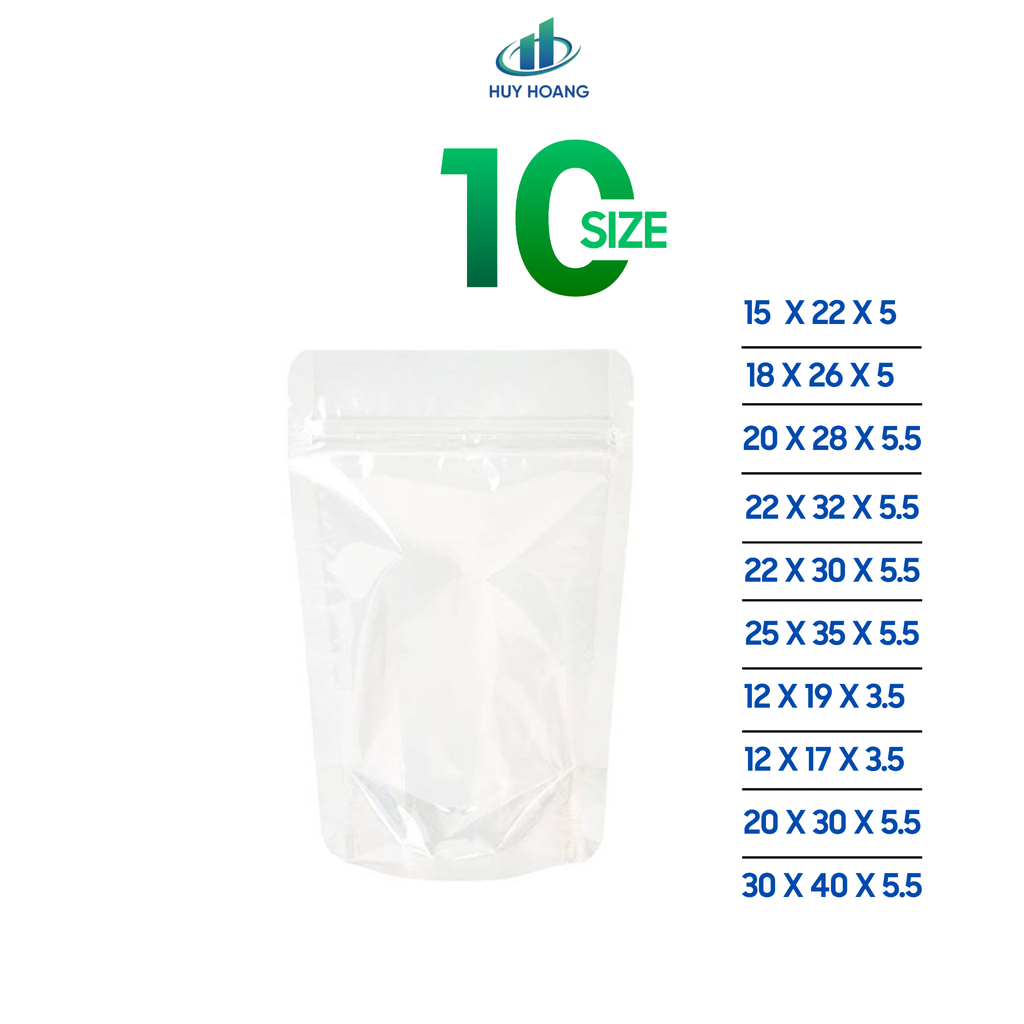  Túi Zipper 180 2 Mặt Trong 