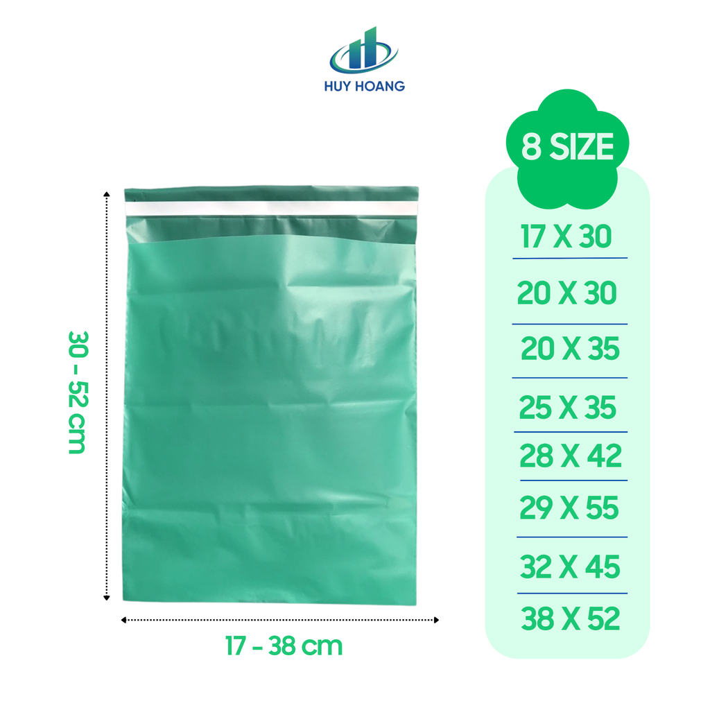  Túi Niêm Phong Xanh Lá 
