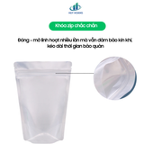  Túi Zipper 1 Mặt Bạc 1 Mặt Trong 