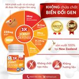  Viên uống bổ khớp, trị đau nhức xương khớp Deep Blue Health 3x Joint Defense with NEM (60 viên) 