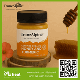  Mật ong Nghệ hữu cơ TranzAlpine Organic Honey & Turmeric New Zealand (250g) 