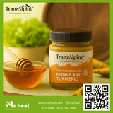  Mật ong Nghệ hữu cơ TranzAlpine Organic Honey & Turmeric New Zealand (250g) 