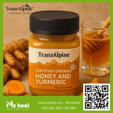 Mật ong Nghệ hữu cơ TranzAlpine Organic Honey & Turmeric New Zealand (250g) 