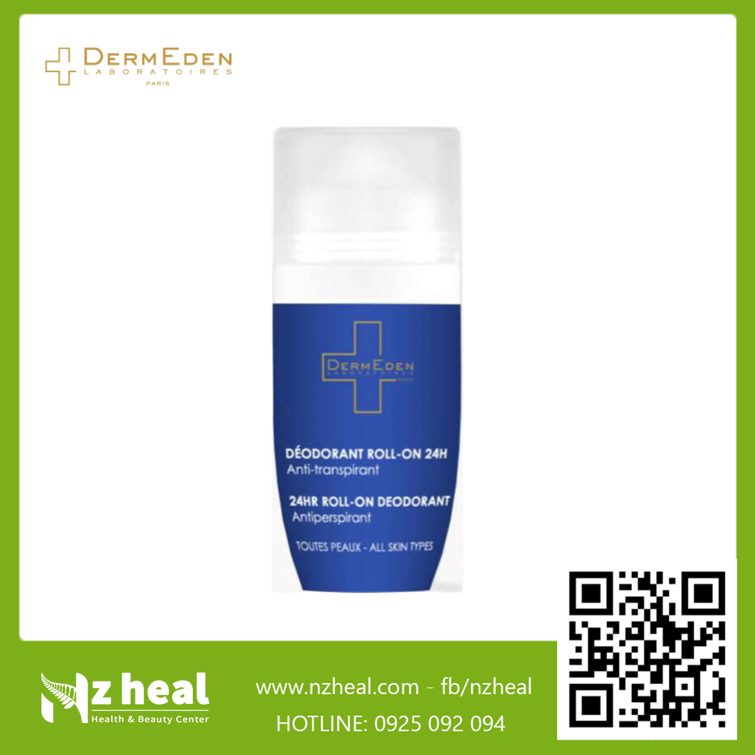  Lăn khử mùi, ngăn tiết mồ hôi ​​DermEden Roll On 24H Deodorant (50ml) 