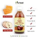  Giấm táo với mật ong Manuka Nelson Apple Cider Vinegar with Manuka Honey Blend 500ml 