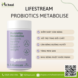  Men Vi Sinh Cho Người Bị Tiểu Đường Và Thừa Cân Lifestream Probiotics Metabolise (60 Viên) 