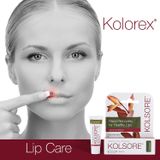  Kem trị chàm môi, herpes môi Kolorex Kolsore Lip Care Ointment 3g (0.1 oz) / 5g (0.17 oz) 