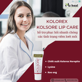  Kem trị chàm môi, herpes môi Kolorex Kolsore Lip Care Ointment 3g (0.1 oz) / 5g (0.17 oz) 