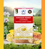  Kẹo ngậm mật ong Manuka UMF 10+ Deep Blue Health Manuka Honey Lozenges - với Chanh & Gừng (6 viên) 