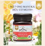  Mật ong Manuka MG550+ Organic Manuka Honey TranzAlpine (250g) 