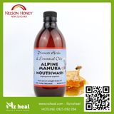  Nước súc miệng mật ong Manuka Nelson Honey Alpine Manuka Mouthwash 100ml/ 500ml 