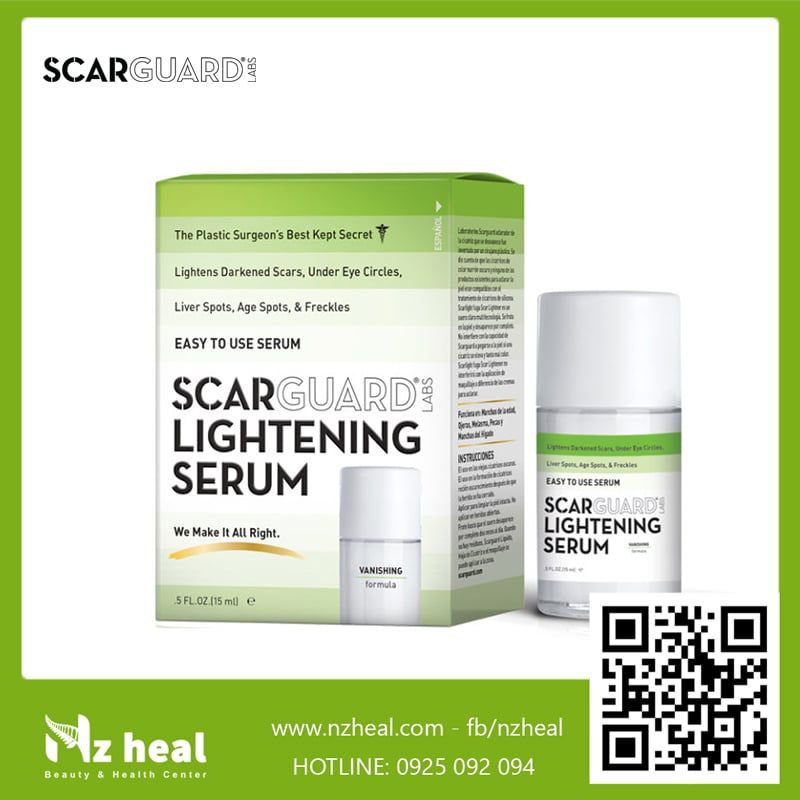  Serum đặc trị nám, đốm thâm Scarguard Lightening Serum 15ml 