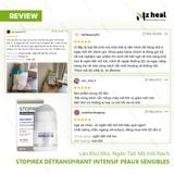 Lăn khử mùi, ngăn tiết mồ hôi nách Stopirex Détranspirant Intensif Peaux Sensibles 
