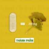  Viên Uống Bổ Não, Tăng Trí Nhớ Ginkgo Biloba NZPureHealth 