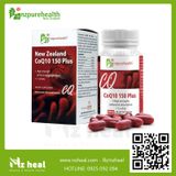  Viên Uống Bổ Tim Mạch, Chống Oxy Hóa CoQ10 150 Plus Nzpurehealth (30 viên) 