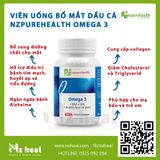  Viên Uống Bổ Mắt Dầu Cá NZPurehealth Omega 3 