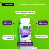  Viên uống 14 chủng men vi sinh Lifestream Advanced Probiotic 30 viên 