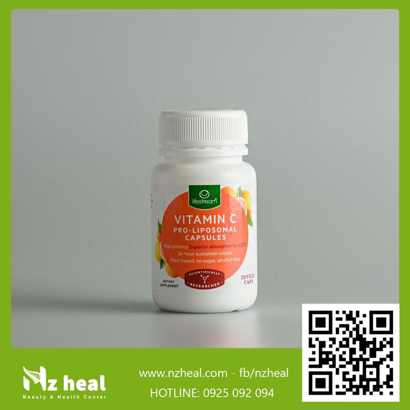  Viên Bổ Sung Vitamin C Lifestream Vitamin C Pro Liposomal (30 viên) 