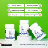  Viên Uống Kẽm Deep Blue Health Zinc Complex: tăng đề kháng, trị mụn (60 viên) 
