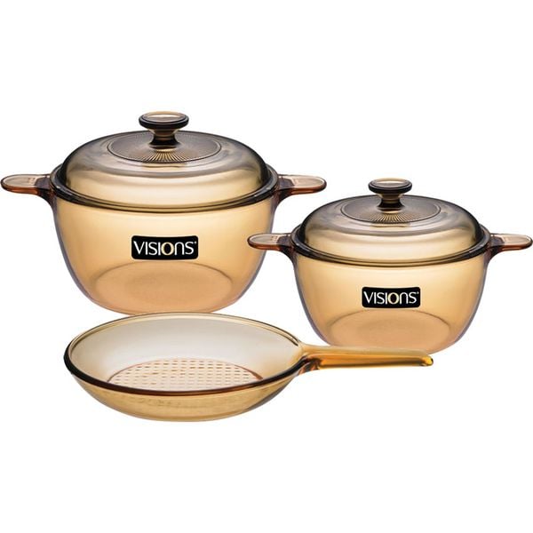 BỘ 3 NỒI THỦY TINH VISIONS VS-350