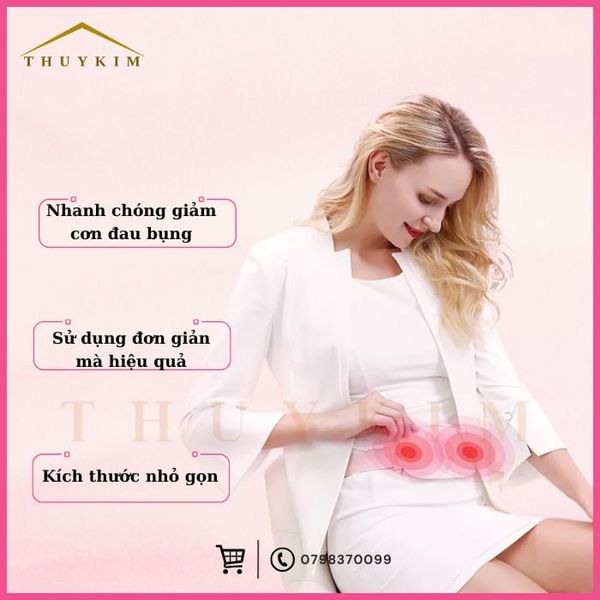 Đai sưởi ấm giảm đau bụng Takasuma PLTK-2507