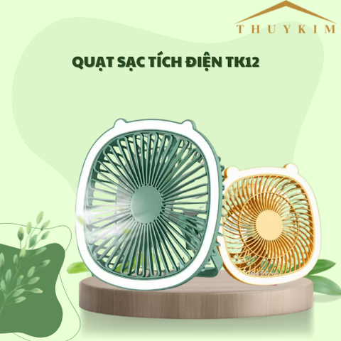 QUẠT SẠC TÍCH ĐIỆN TK12