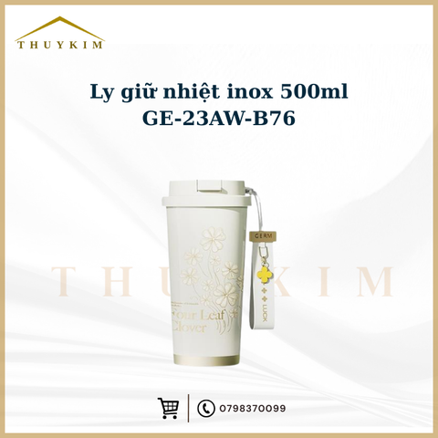 Ly giữ nhiệt inox 500ml GERM GE-23AW-B76