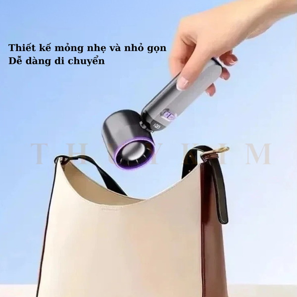 Quạt cầm tay gấp gọn 100 cấp độ gió