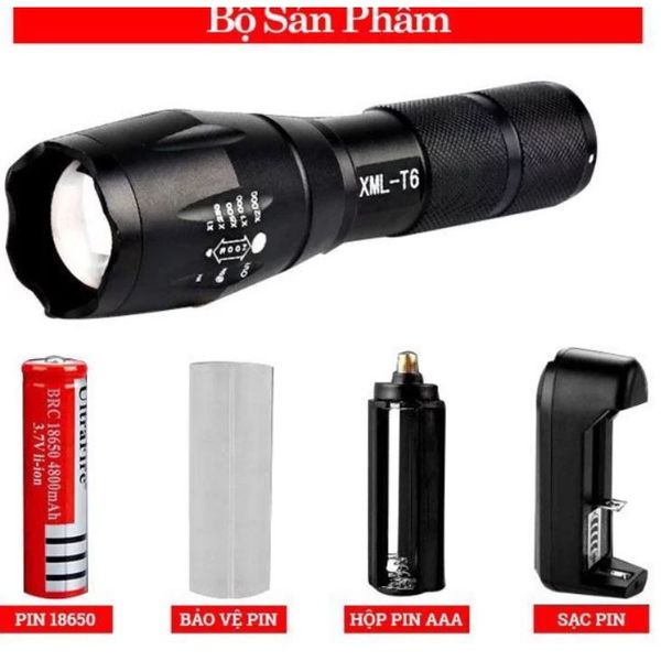 Đèn pin sạc T6