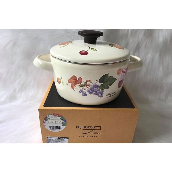 Nồi tráng men Fujihoro FRV-16W (1.6 lít)
