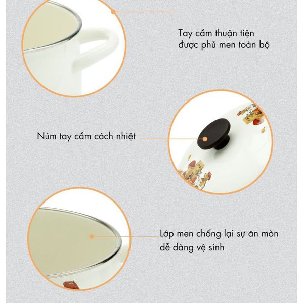 Ấm Tráng Men Fujihoro FTCV-2.8K