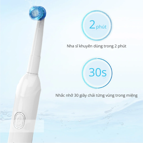 Bàn Chải Điện Đầu Xoay Tròn Kachi MK361