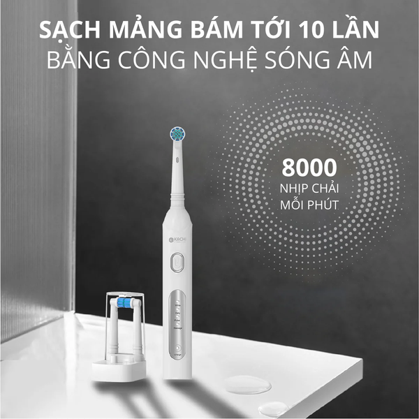 Bàn Chải Điện Đầu Xoay Tròn Kachi MK361