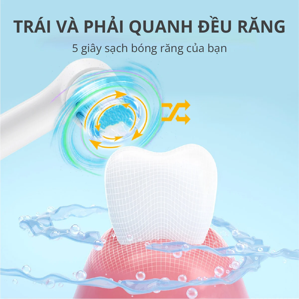 Bàn Chải Điện Đầu Xoay Tròn Kachi MK361