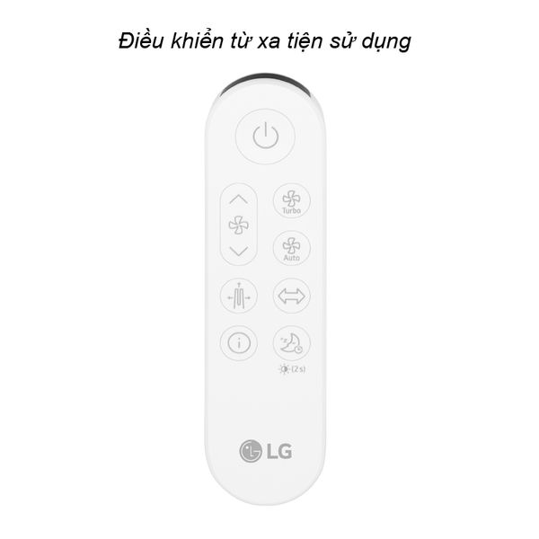 Máy lọc không khí kết hợp quạt LG PuriCare AeroTower FS15GPSF0 (Màu bạc)