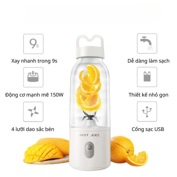 Máy xay sinh tố cầm tay TK05 dung tích 500ml