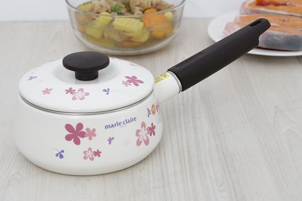 Nồi thép tráng men đáy từ 16 cm Fujihoro MCPV-16S