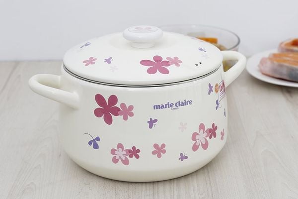 Nồi thép Nippon tráng men 22 cm Fujihoro MCPV-22DW