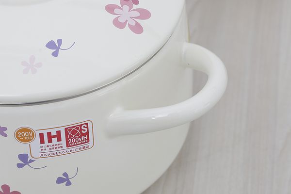 Nồi thép Nippon tráng men 22 cm Fujihoro MCPV-22DW