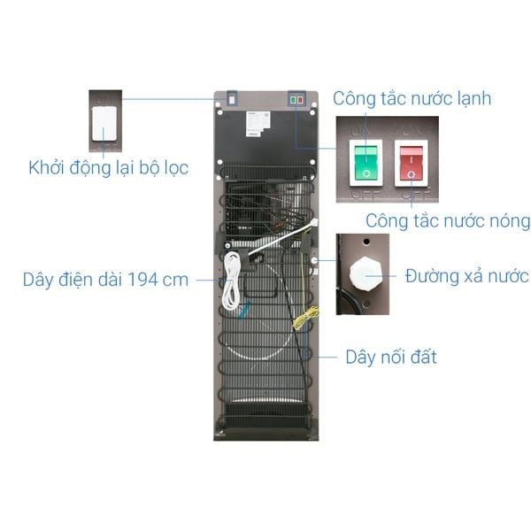 MÁY NƯỚC NÓNG LẠNH TOSHIBA RWF-W1830UVBV