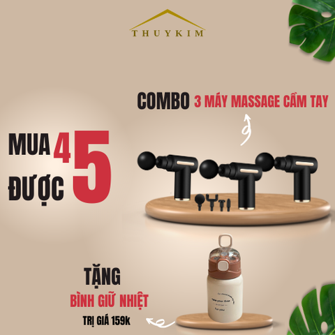Combo 3 Máy massage - Tặng Bình giữ nhiệt inox