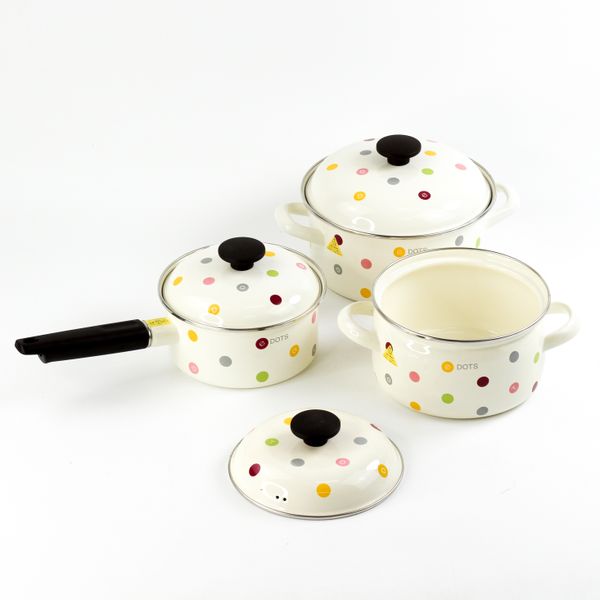 Nồi quánh thép tráng men Nhật Fujihoro EDVC-16S 16cm 1.8 lít