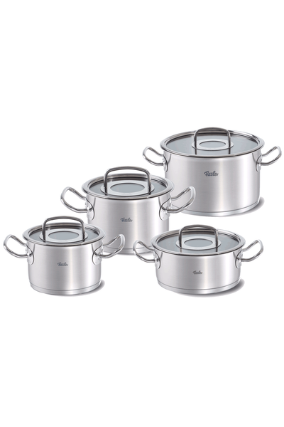 Bộ nồi inox cao cấp Fissler Original Pro 4 món (nắp kính)