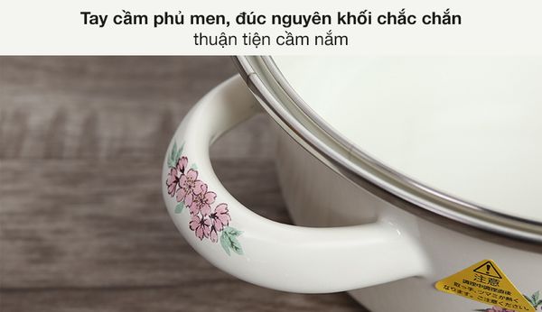 Bộ 3 nồi tráng men Fujihoro SYM-332G