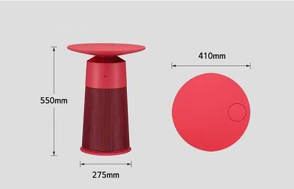 Máy lọc không khí LG Puricare Aero Furniture Màu đỏ AS20GPRU0
