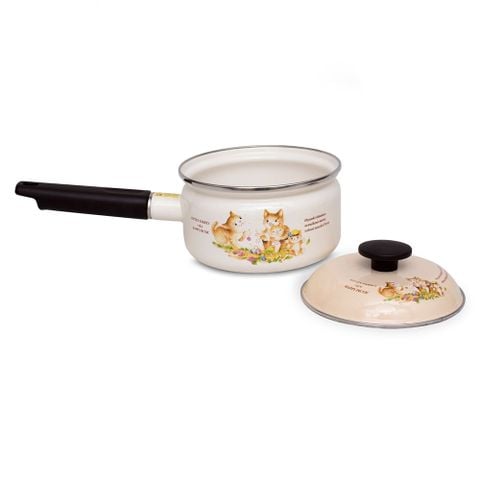 Nồi tay cầm tráng men Fujihoro KIT-300G